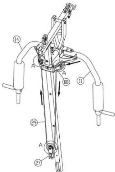 Christopeit Profi Center de Luxe - Uar 15: MoTax Tpoca 3 dnia 6aTePfJra (29) c pOJIHKOBbIMn 6IOKAMN. - 4