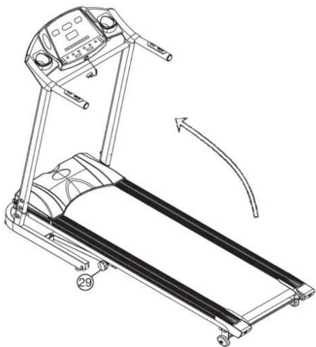 CHRISTOPEIT SPORT LB 1 - How to move/store your treadmill: - 1