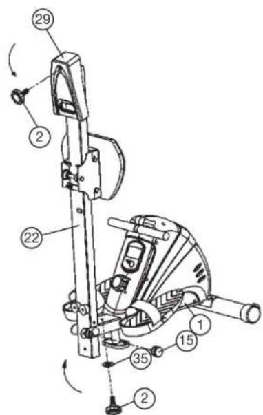 Christopeit Cardiff - Schritt 5: Funktion des Klappmechanismusses - 1
