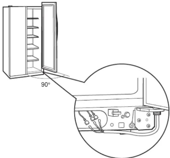 GE GSS25GSHSS - ENLEVEZ LAPORTEDU COMPARTIMENT RÉFRIGÉRATION (suite) - 1