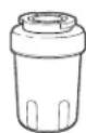 GE GSE25GGHBB - Installing the filter cartridge - 3