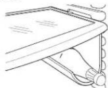 GE GSE25GGHBB - Removable Beverage Rack (on some models) - 1