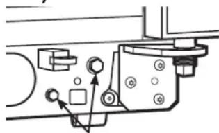 GE GSE25GGHBB - Pour ajuster les roulettes sur les modèles de les roulettes sur les modèles 23' (33 po de largeur) 25', 26', 27' et 29': - 2