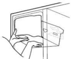 GE GSE25GGHBB - Acceso al hielo y el logro de el interruptor de alimentación en los modelos dispensador - 1