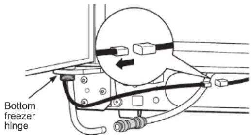 GE GSE25GGHBB - DISCONNECT THE POWER COUPLING (on some models) - 1