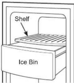 GE GSE25GGHBB - Models with tilt out ice bin - 3
