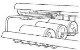 GE GSE25GGHBB - Estante ShelfSaver™ - 1