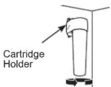 GE GSE25GGHBB - Installing the filter cartridge - 4