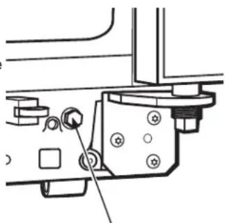 GE GSE25GGHBB - Pour ajuster les roulettes sur les modèles de les roulettes sur les modèles 23' (33 po de largeur) 25', 26', 27' et 29': - 1