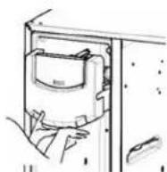 GE GSE25GGHBB - Acceso al hielo y el logro de el interruptor de alimentación en los modelos dispensador - 5