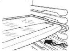 GE GSE25GGHBB - Clayette QuickSpace™ (sur certains modèles) - 1