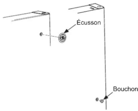 GE GIE18GTHWW - ÉCUSSON ET LE BOUCHON D'INSTALLATION - 1