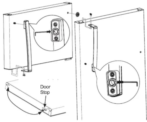 GE GIE18GTHWW - PLASTIC HANDLE ASSEMBLY - 1