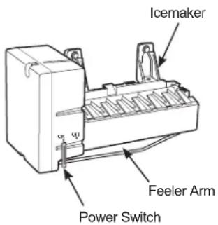 Icemaker Feeler Arm Power Switch