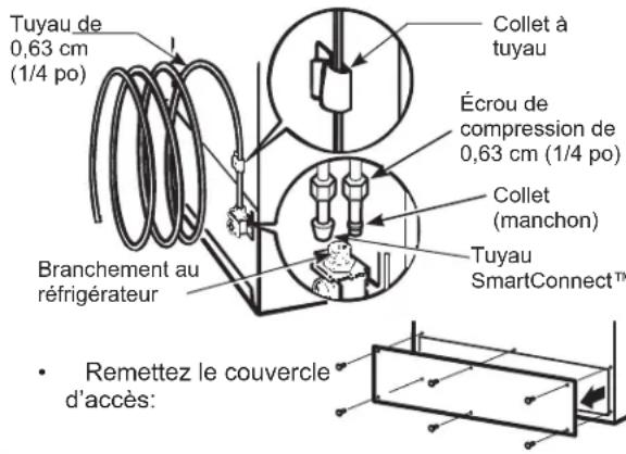 GE GIE18GCHSA - BRANCHEZ LE TUYAU À VOTRE RÉFRIGÉRATEUR (Suite) - 1