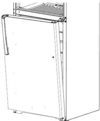 GE GIE18GCHSA - ENLEVEMENT DE LA PORTE DU REFRIGERATEUR - 3