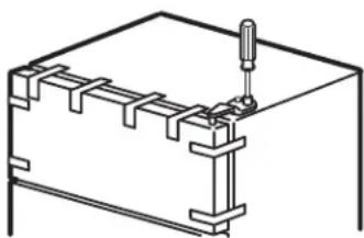 GE GIE18ETHWW - REMOVE THE FREEZER DOOR - 1