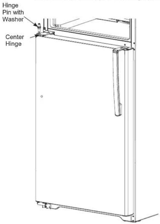 Hinge Pin with Washer Center Hinge
