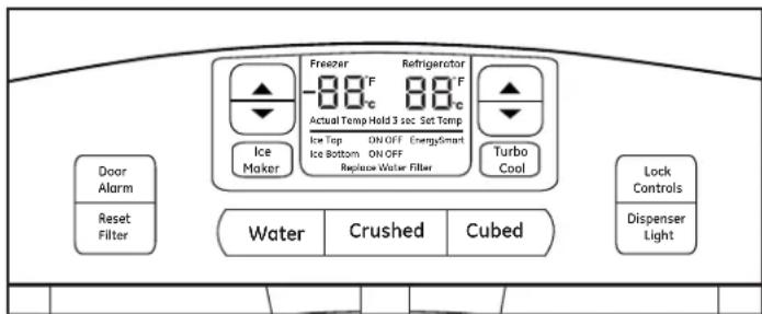 GE GFE29HSDSS - Sobre los controlles con ajustes de temperatura. - 3