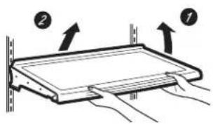 GE GFE29HSDSS - Réorganisation des clayettes - 1