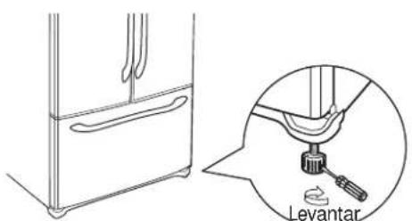 GE GFE29HSDSS - NIVELACION DEL REFRIGERADOR - 1