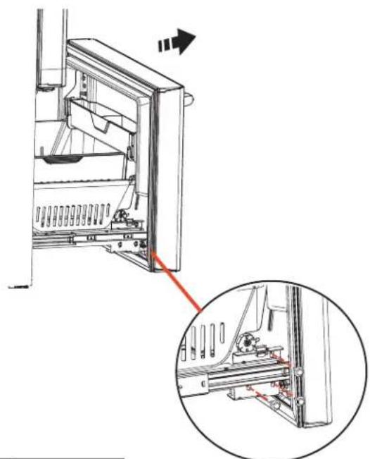 GE GFE29HSDSS - REMOVE THE FREEZER DOOR - 1