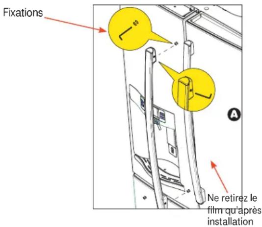 GE GFE29HSDSS - Retrait des poignées de porte du compartiment de refrigeration - 1