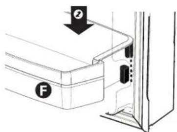 GE GFE29HSDSS - Pour positionner les bacs dans les portes : - 4