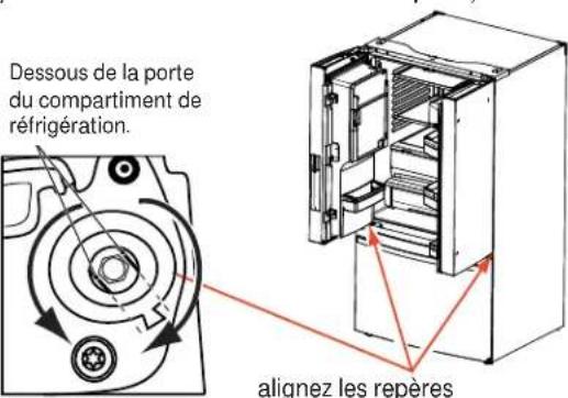 GE GFE29HSDSS - Reinstallation des PORTES du réfrigérateur - 2