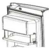 GE GFE29HSDSS - Drop down tray \* (tray open) - 1