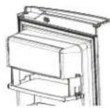 GE GFE26GSHSS - Drop down tray \* (tray open) - 1