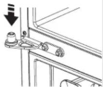 GE GFE26GSHSS - REINSTALLATION DES PORTES DU RÉFRIGERATEUR - 1