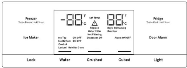 GE GFE26GSHSS - Sobre los controlles con ajustes de temperatura. - 2