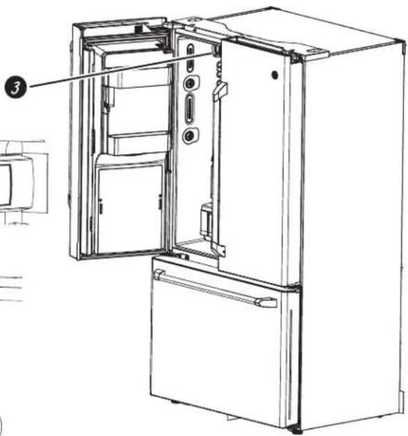 GE GFE26GGHBB - Installation de la cartouche filtrante - 2