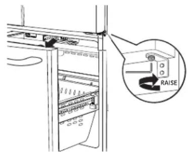 GE GFE26GGHBB - LEVEL THE REFRIGERATOR DOORS - 2