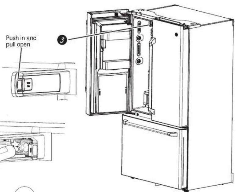 GE GFE26GGHBB - Ice/water filter - 1