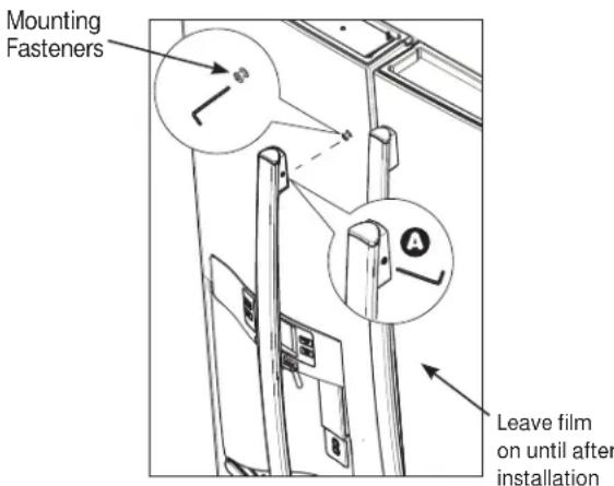 GE GFE26GGHBB - REMOVE THE FRESH FOOD DOOR HANDLE - 1
