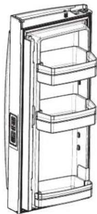 GE GFE26GGHBB - Drop down tray \* (tray open) - 2