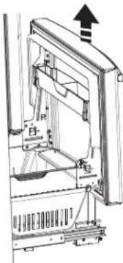 GE GFE26GGHBB - A PRECAUCION Riesgo al levantar la puerta - 1