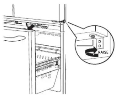 GE GFE26GGHBB - NIVELACION DE LAS PATAS DEL REFRIGERADOR - 2