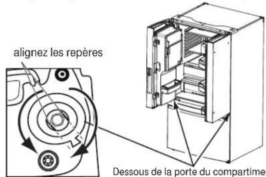 GE GFE26GGHBB - REINSTALLATION DES PORTES DU RÉFRIGÉRATEUR - 2