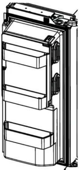 GE Café CYE22TSHSS - Non-Adjustable Bins on the Door (Dispenser Models - Left Hand Door) - 1