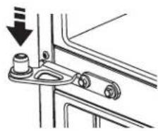 GE Café CYE22TSHSS - ⑤ REINSTALLING THE REFRIGERATOR DOORS - 1