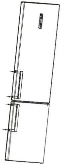 TEKA NFL 340 - Einbauanleitung Tügriffe(optional) - 4