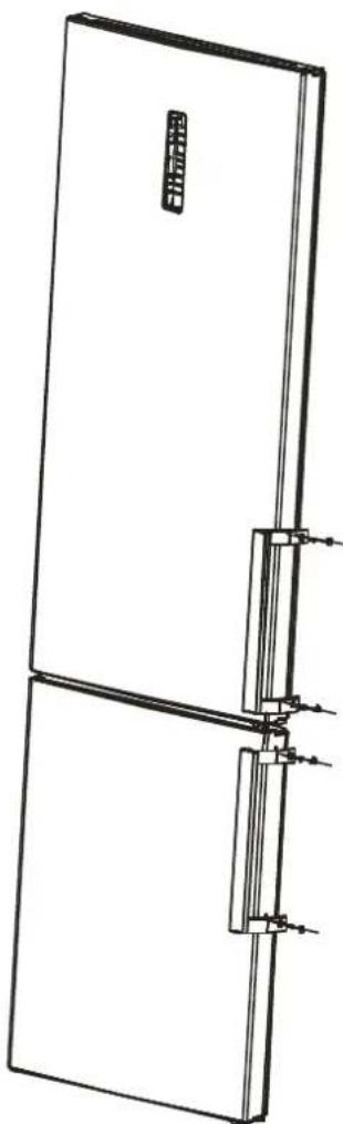 TEKA NFL 340 - Einbauanleitung Tügriffe(optional) - 7