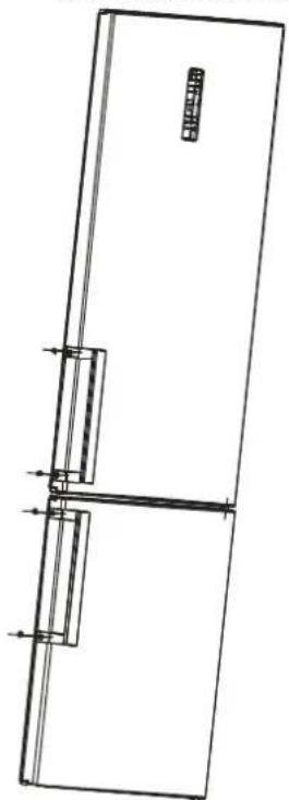 TEKA NFL 340 - Einbauanleitung Tügriffe(optional) - 3