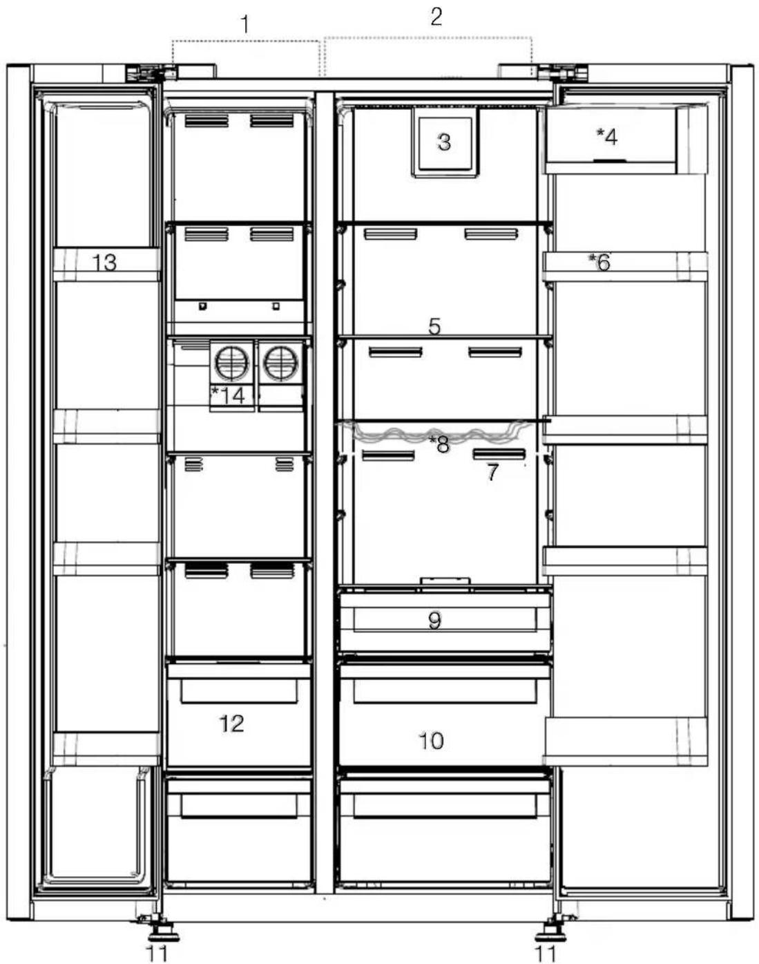 TEKA NFE3 620 X - Refrigerator - 1