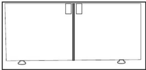 TEKA NFE3 620 X - Adjusting the stands - 1