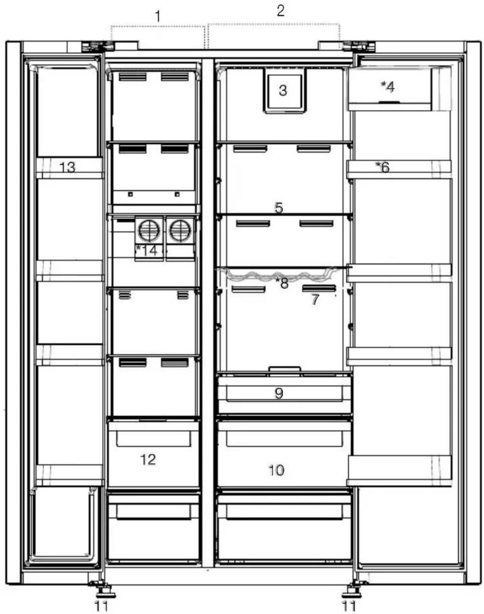 TEKA NFE3 620 X - Refrigerador - 1