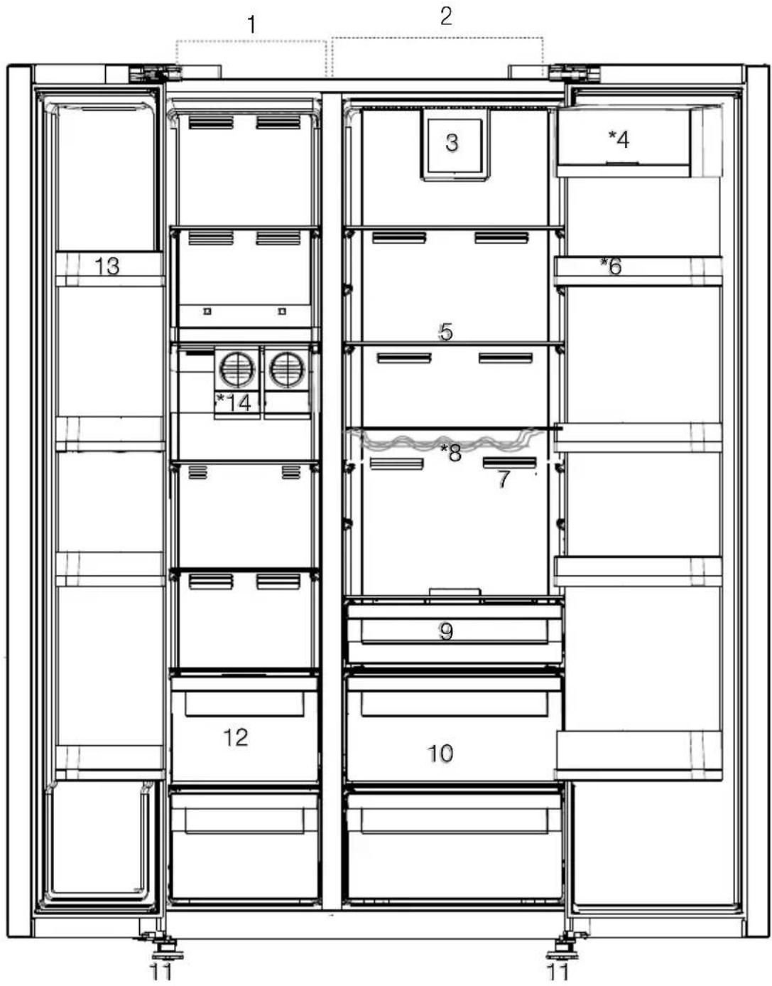 TEKA NFE3 620 X - Lodówka - 1